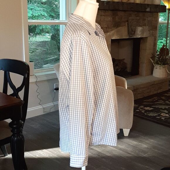 Draper's & Damon's  sz PM checked shirt - Picture 2 of 6